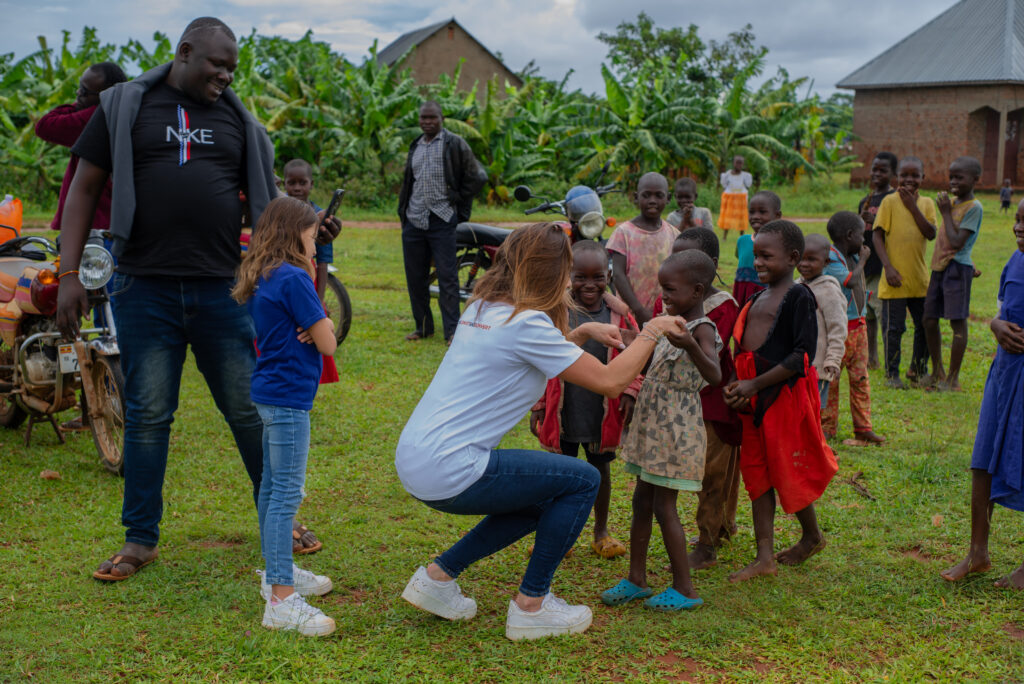 Furaha Foundation team working with the community
