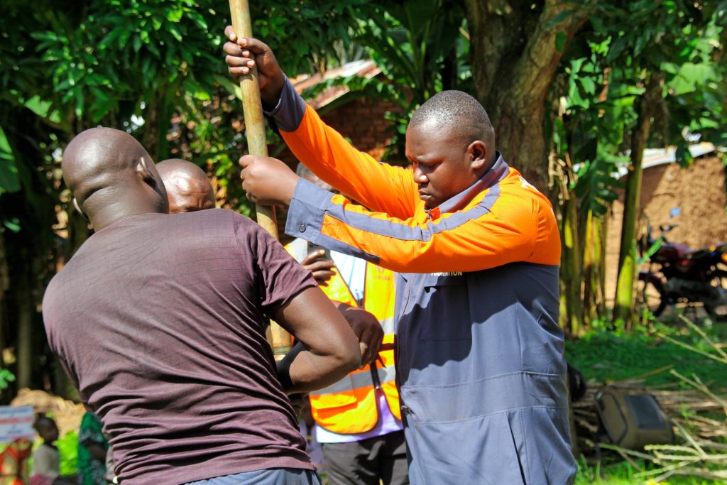 furaha team repairing a borehole in iganga