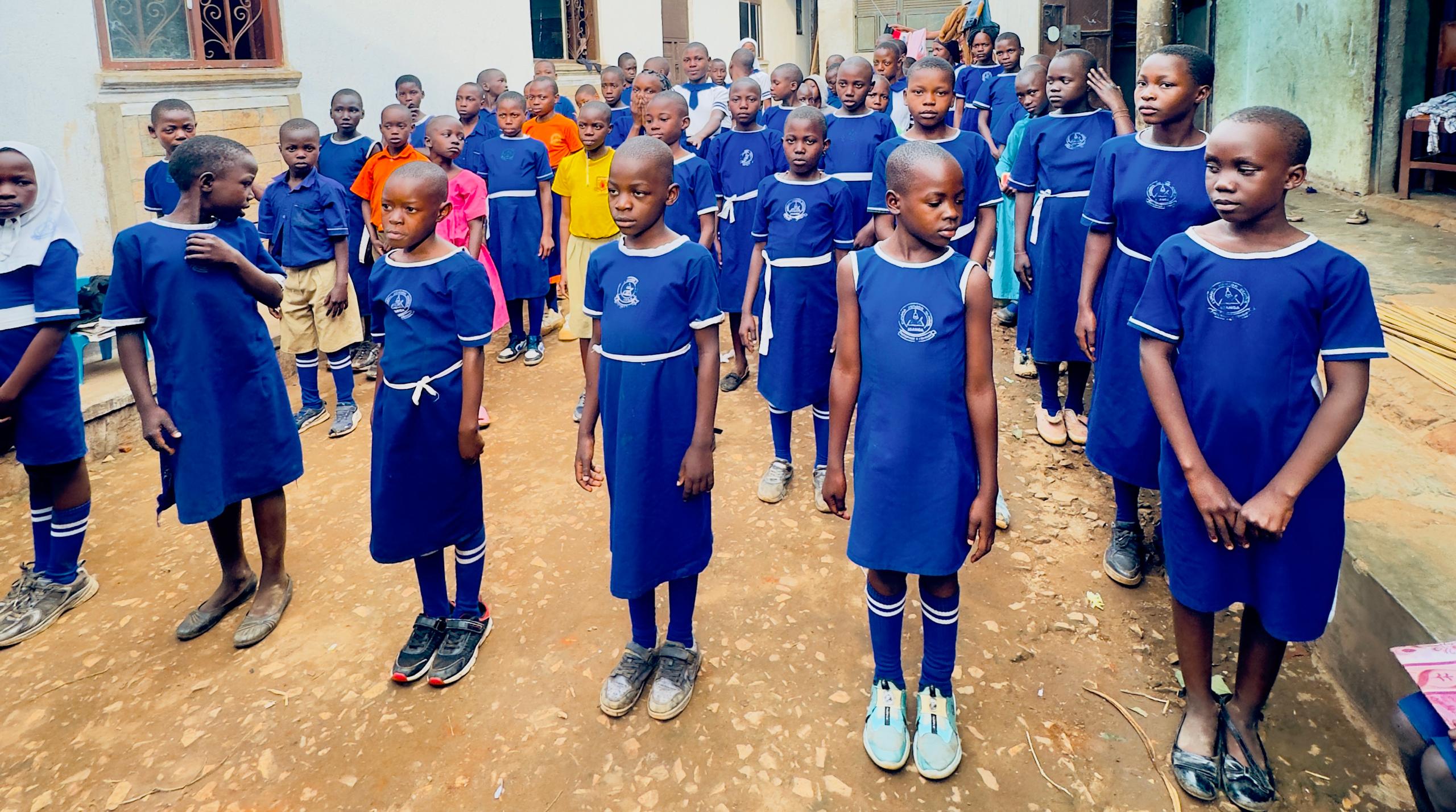 Pupils learning at Furaha Junior School